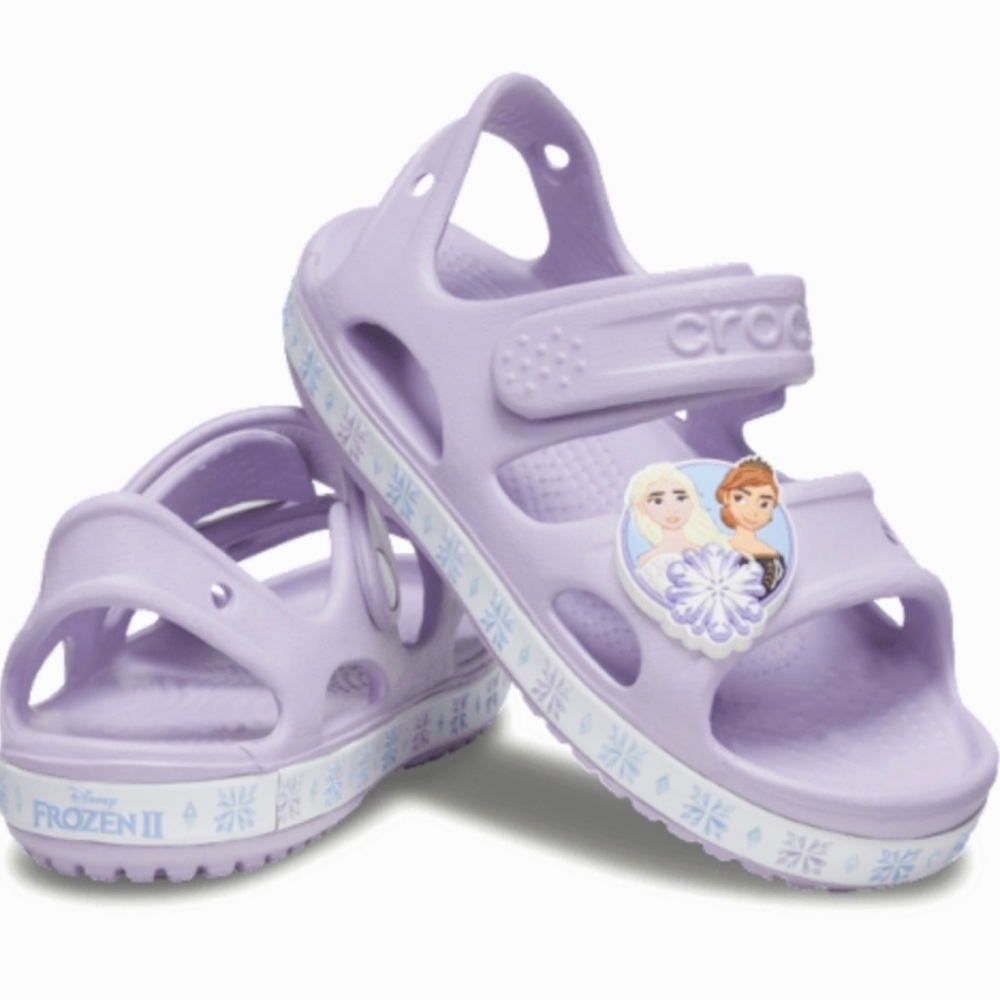 CROCS Kids Frozen II Purple Sandals